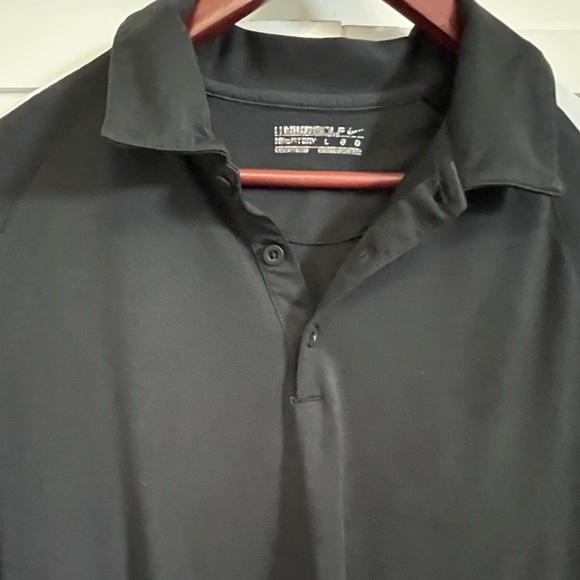 Nike Sport Polo Shirt Dryfit Black & White - Picture 4 of 4